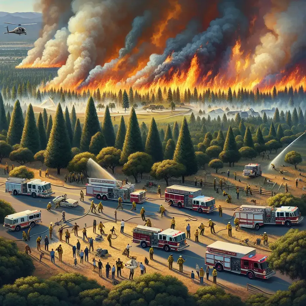 1,000-Acre Park Fire Forces Evacuations in Chico,