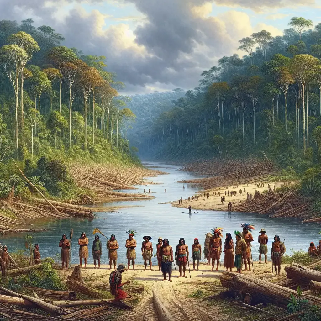 Rare Photos Reveal Threatened Mashco Piro Tribe in Peruvian Amazon