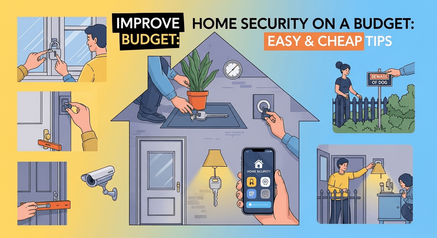 Improve Home Security on a Budget: Easy & Cheap Tips